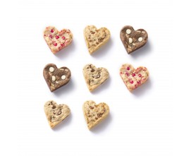 Assortiment de 8 cookies "Cœur"