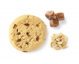 Cacahuète, éclats de caramel